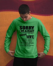 Load image into Gallery viewer, She's My Whole World Gift For Husband Unisex Long Sleeve