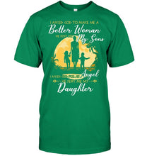 Load image into Gallery viewer, I Asked God To Make Me A Better Woman Guys Tee