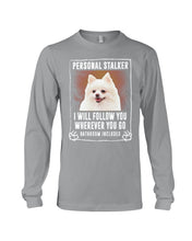 Load image into Gallery viewer, White Pomeranian Will Follow You St. Patrick's Day Printed Mug Unisex Long Sleeve