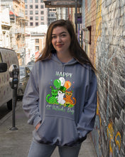 Load image into Gallery viewer, Lovely Cat And Balloons Happy St Patrick's Day Gift For Cat Lovers Hoodie