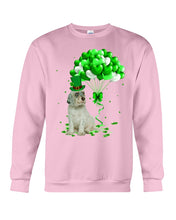 Load image into Gallery viewer, English Setter Patrick Balloons St. Patrick's Day Color Changing Mug Sweatshirt