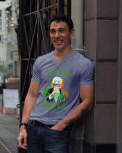 Load image into Gallery viewer, Shut Up Liver You're Fine Ireland Flag Shamrock St Patrick's Day Gift Guys V-Neck