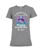 Load image into Gallery viewer, Rose Mandala Pattern I Need You Here Gift For Angel Dad Ladies Tee