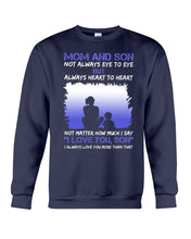 Load image into Gallery viewer, Mom And Son Always Heart To Heart Gift For Family Sweatshirt