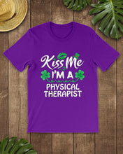 Load image into Gallery viewer, Physical Therapist Green Lip Shamrock St. Patrick's Day Color Changing Mug Guys Tee