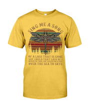 Load image into Gallery viewer, Sing Me A Song Dragonfly Retro Vintage Guys Tee