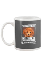 Load image into Gallery viewer, Red Toy Poodle Will Follow You St. Patrick's Day Printed Mug Mug