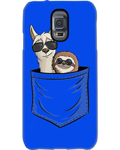 Load image into Gallery viewer, Cool Llama And Sloth In Pocket Meaningful Gift Phone case