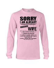 Load image into Gallery viewer, She's My Whole World Gift For Husband Unisex Long Sleeve