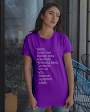 Load image into Gallery viewer, Splints Button Hook Therapy Putty Goniometer Resistance Bands Guys Tee