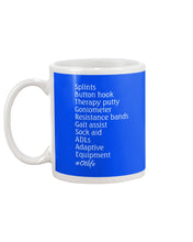 Load image into Gallery viewer, Splints Button Hook Therapy Putty Goniometer Resistance Bands Mug