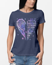 Load image into Gallery viewer, Purple Wings Gift For Angel Grandpa I Used To Be His Angel Ladies Tee