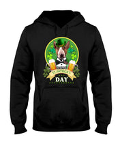Load image into Gallery viewer, Bull Terrier With Beer Celebrate St Patrick's Day Gift For Dog Lovers Hoodie