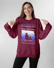 Load image into Gallery viewer, Mom And Son Always Heart To Heart Gift For Family Sweatshirt