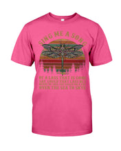 Load image into Gallery viewer, Sing Me A Song Dragonfly Retro Vintage Guys Tee