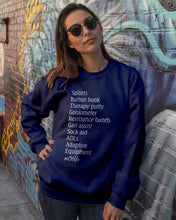 Load image into Gallery viewer, Splints Button Hook Therapy Putty Goniometer Resistance Bands Sweatshirt