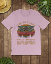 Load image into Gallery viewer, Sing Me A Song Dragonfly Retro Vintage Guys Tee