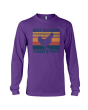 Load image into Gallery viewer, Best Cluckin' Dad Ever Retro Vintage Gift For Dad Unisex Long Sleeve
