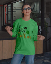 Load image into Gallery viewer, Shamrock Future Mrs Collins St Patrick's Day Unisex Long Sleeve