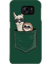 Load image into Gallery viewer, Cool Llama And Sloth In Pocket Meaningful Gift Phone case