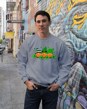 Load image into Gallery viewer, Gnome With Ginger Beard Shamrock St. Patrick's Day Printed Mug Sweatshirt