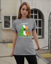 Load image into Gallery viewer, Lovely Cat And Balloons Happy St Patrick's Day Gift For Cat Lovers Guys Tee