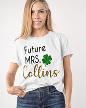Load image into Gallery viewer, Shamrock Future Mrs Collins St Patrick's Day Guys Tee