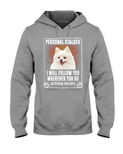 Load image into Gallery viewer, White Pomeranian Will Follow You St. Patrick's Day Printed Mug Hoodie