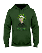 Load image into Gallery viewer, Keep Silent Sparkling Green Lips St Patrick's Day Gift Hoodie