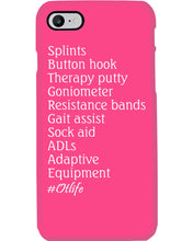 Load image into Gallery viewer, Splints Button Hook Therapy Putty Goniometer Resistance Bands Phone case