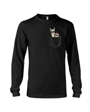 Load image into Gallery viewer, Cool Llama And Sloth In Pocket Meaningful Gift Unisex Long Sleeve