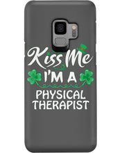 Load image into Gallery viewer, Physical Therapist Green Lip Shamrock St. Patrick's Day Color Changing Mug Phone case