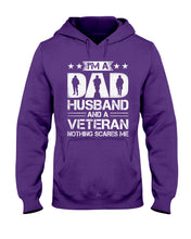 Load image into Gallery viewer, I'm A Dad Husband And A Veteran Gift For Family Hoodie