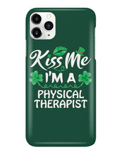 Load image into Gallery viewer, Physical Therapist Green Lip Shamrock St. Patrick's Day Color Changing Mug Phone case
