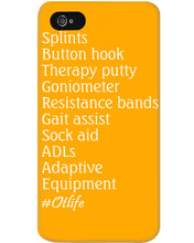Load image into Gallery viewer, Splints Button Hook Therapy Putty Goniometer Resistance Bands Phone case