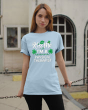 Load image into Gallery viewer, Physical Therapist Green Lip Shamrock St. Patrick's Day Color Changing Mug Guys Tee