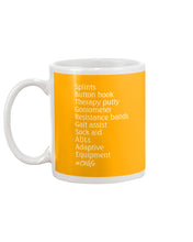 Load image into Gallery viewer, Splints Button Hook Therapy Putty Goniometer Resistance Bands Mug
