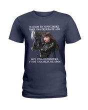 Load image into Gallery viewer, Nacido En Noviembre Tome Una Prueba De Ad Birthday Gift Ladies Tee