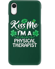 Load image into Gallery viewer, Physical Therapist Green Lip Shamrock St. Patrick's Day Color Changing Mug Phone case