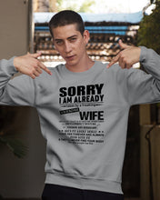 Load image into Gallery viewer, She's My Whole World Gift For Husband Sweatshirt