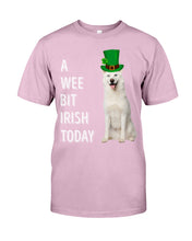 Load image into Gallery viewer, White Siberian Husky Irish Today Dog Lovers St. Patrick's Day Printed Mug Guys Tee