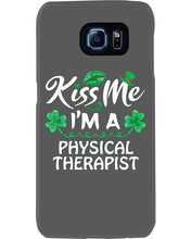 Load image into Gallery viewer, Physical Therapist Green Lip Shamrock St. Patrick's Day Color Changing Mug Phone case