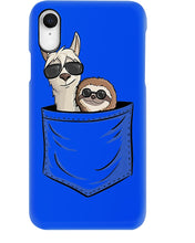 Load image into Gallery viewer, Cool Llama And Sloth In Pocket Meaningful Gift Phone case