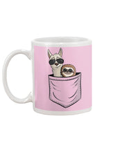 Load image into Gallery viewer, Cool Llama And Sloth In Pocket Meaningful Gift Mug