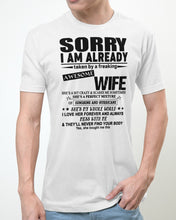Load image into Gallery viewer, She's My Whole World Gift For Husband Guys Tee