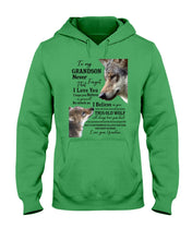 Load image into Gallery viewer, Wolf Grandma Gift For Grandson Believe In Yourself Hoodie