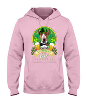 Load image into Gallery viewer, Bull Terrier With Beer Celebrate St Patrick's Day Gift For Dog Lovers Hoodie