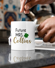 Load image into Gallery viewer, Shamrock Future Mrs Collins St Patrick's Day Mug