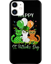 Load image into Gallery viewer, Lovely Cat And Balloons Happy St Patrick's Day Gift For Cat Lovers Phone case