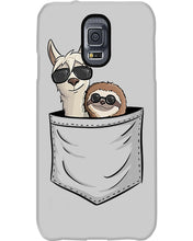 Load image into Gallery viewer, Cool Llama And Sloth In Pocket Meaningful Gift Phone case